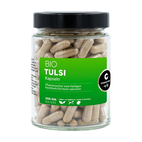 Cápsulas de Tulsi BIO.