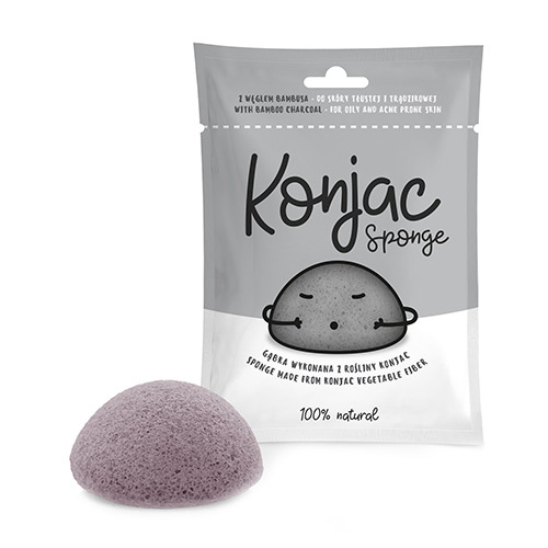 Esponja de konjac - negro