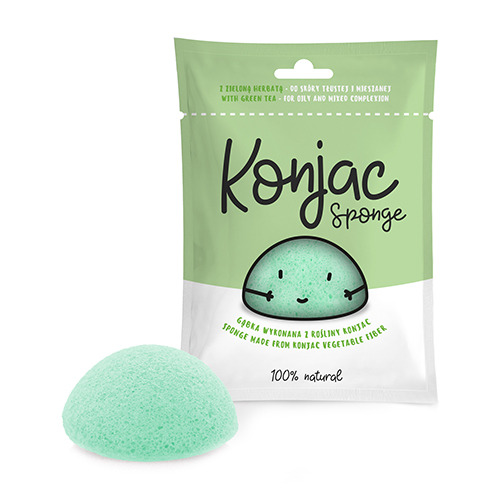 Esponja de konjac - verde