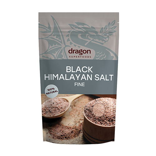 Sal del Himalaya negra, finamente molida.