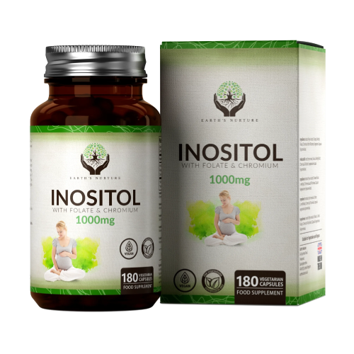 Inositol con folato y cromo