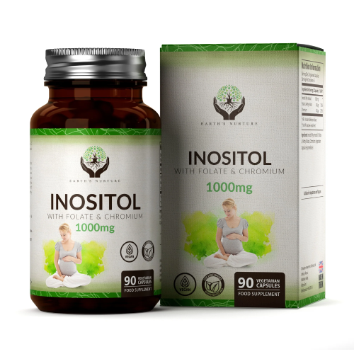 Inositol con folato y cromo