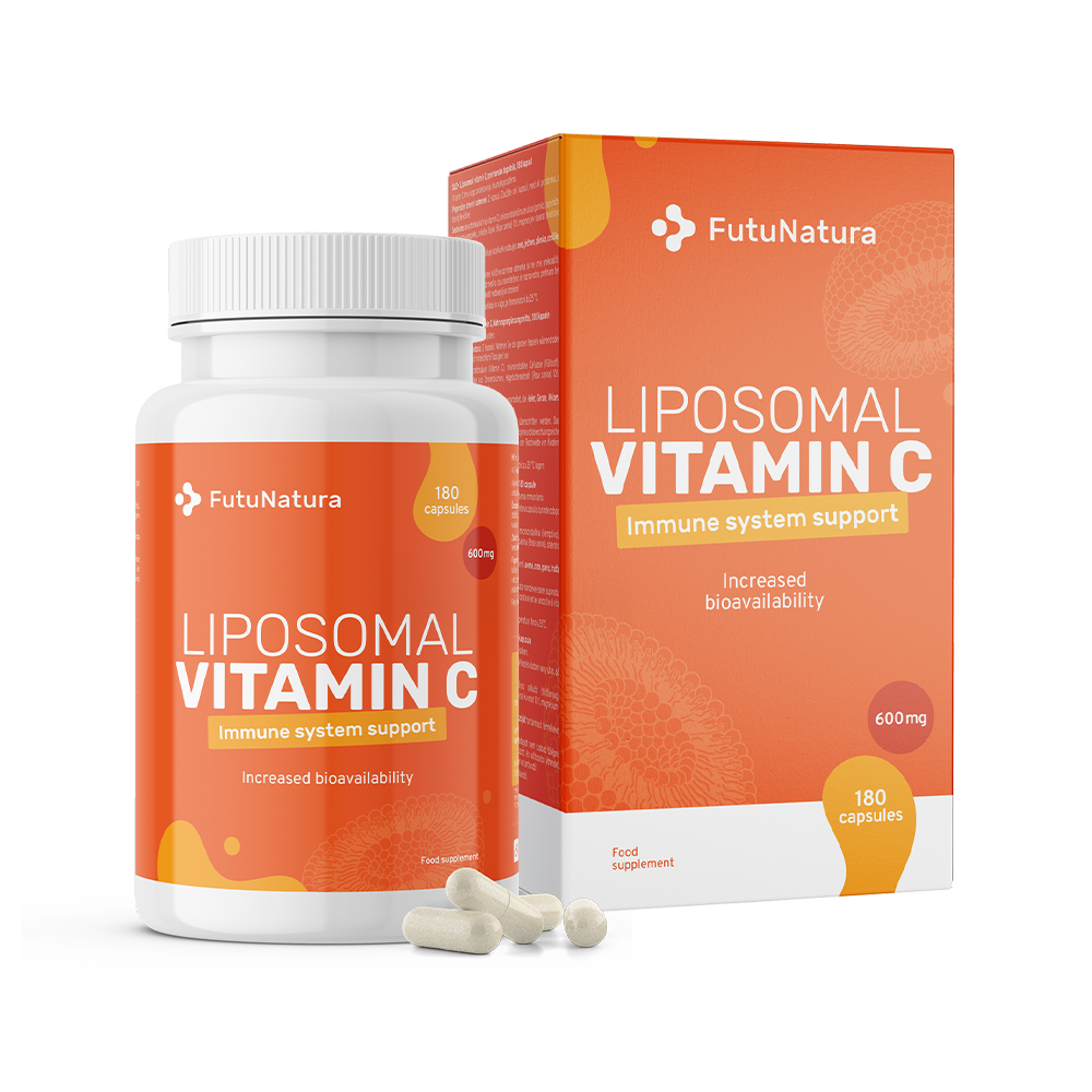 Vitamina C liposomal con escaramujo.