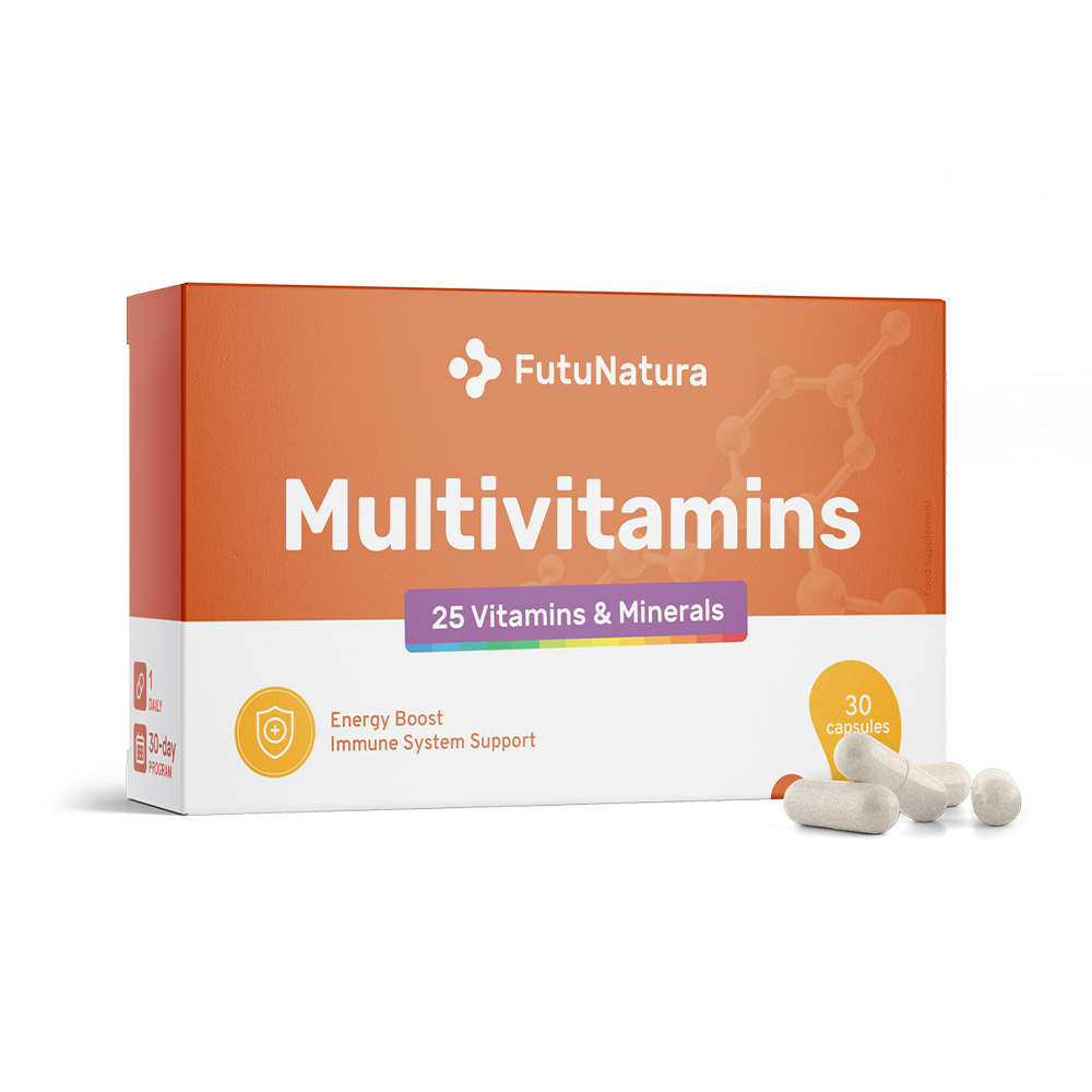 Multivitaminas - 25 vitaminas y minerales