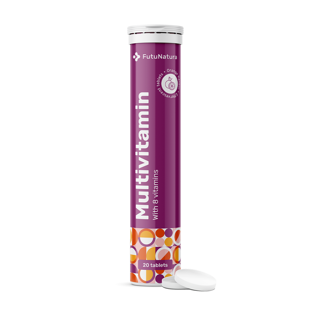 Pastillas efervescentes con multivitaminas