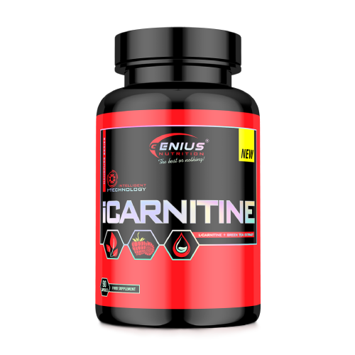 iCarnitine. Prehransko dopolnilo z L-karnitinom za povečanje energije in izgubo maščobe. Podpira presnovo maščob in povečuje vzdržljivost pri športnih aktivnostih.