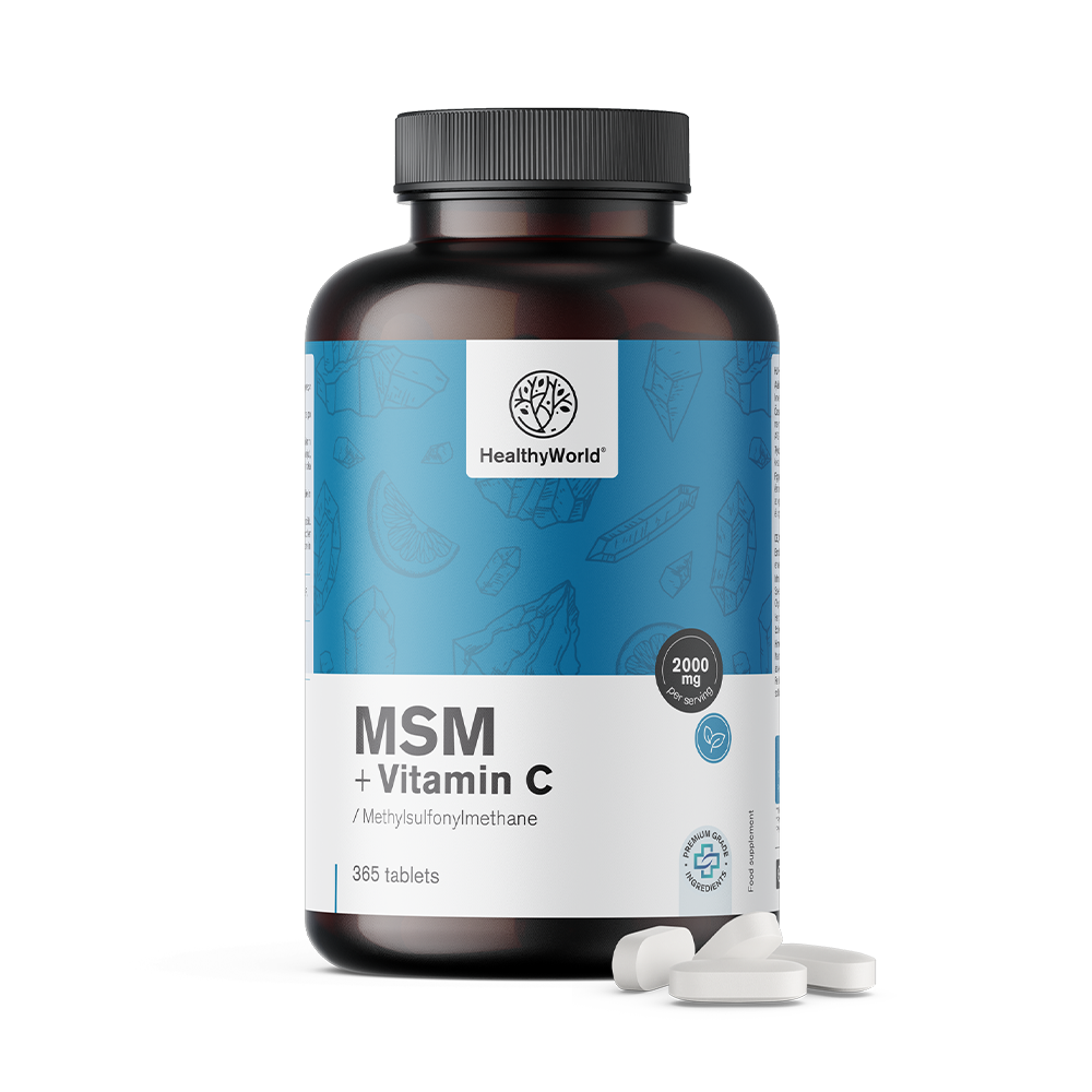 MSM 2000 mg – con vitamina C