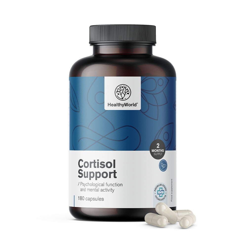 Cápsulas de soporte de cortisol para el funcionamiento cognitivo.
