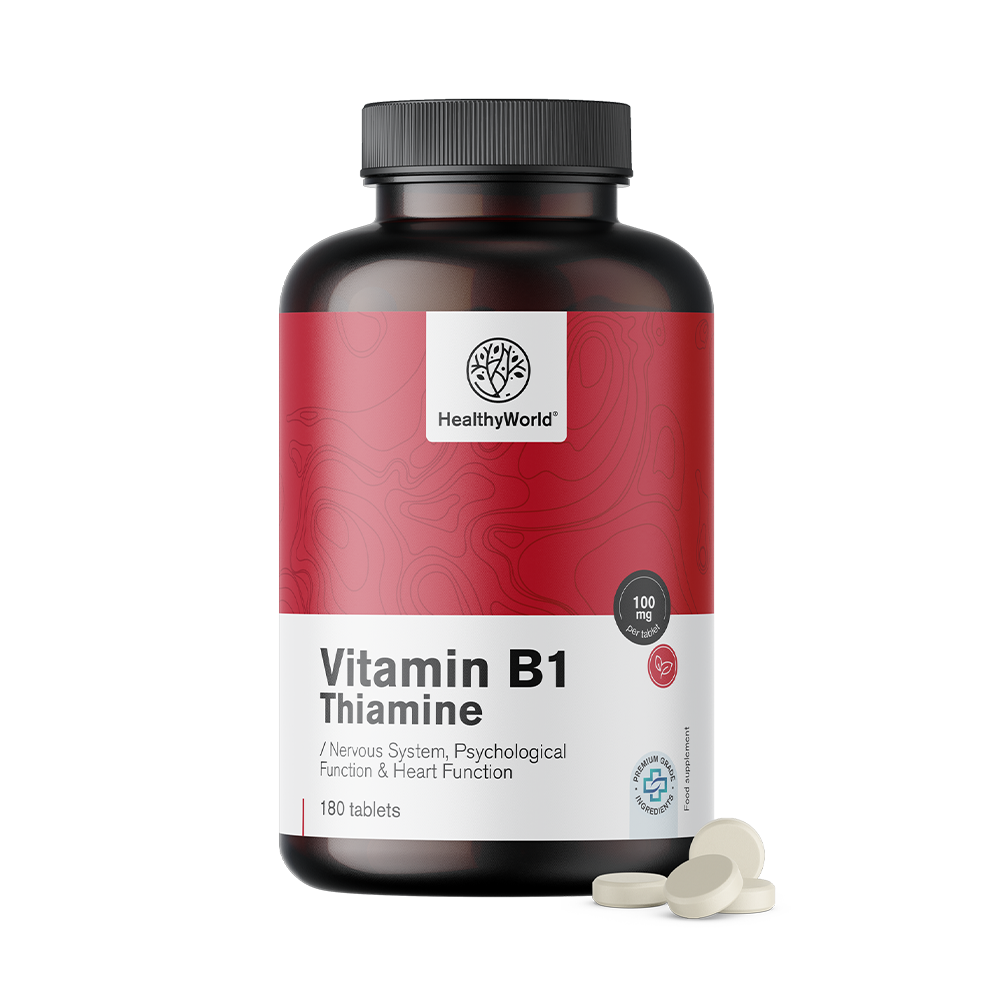 Vitamina B1 - tiamina 100 mg en comprimidos