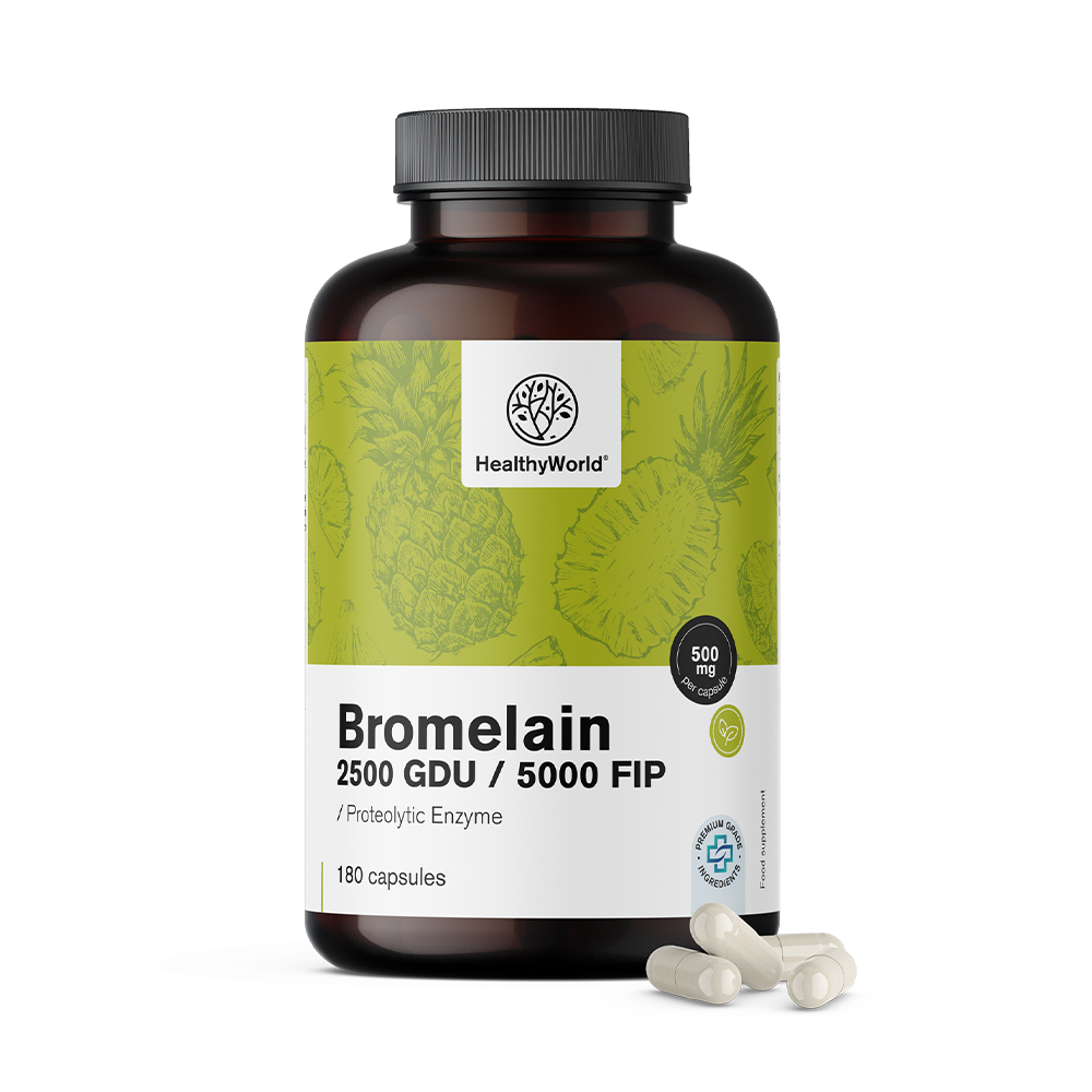 Bromelina 500 mg en cápsulas