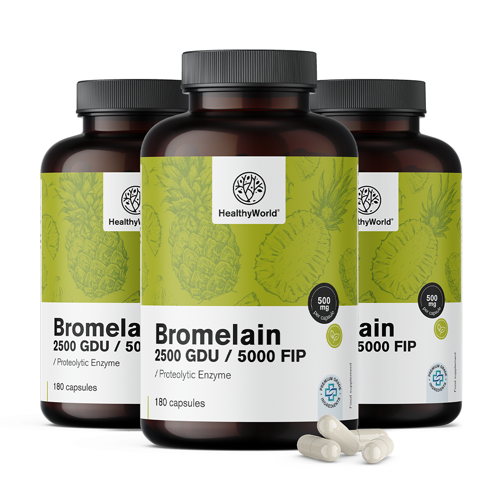 Bromelain 500 mg v kapsulah