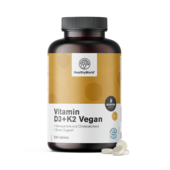 Vitaminas veganas D3+K2, 240 comprimidos