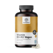 Vitaminas veganas D3+K2, 240 comprimidos