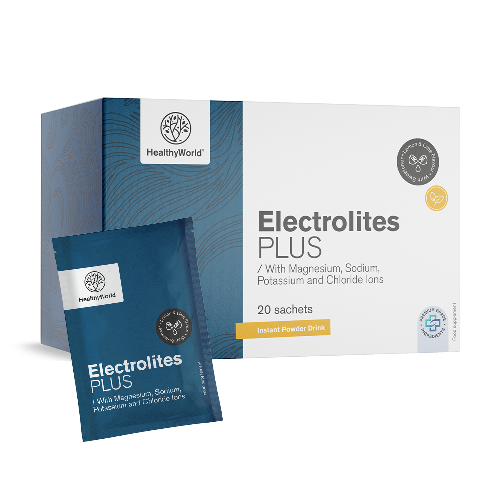 Electrolitos: polvo para preparar bebidas en sobres.