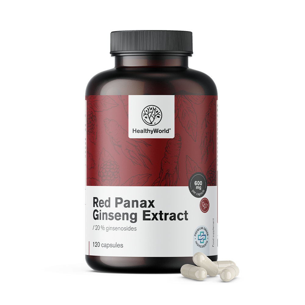 Red Panax Ginseng - extracto de ginseng rojo 600 mg