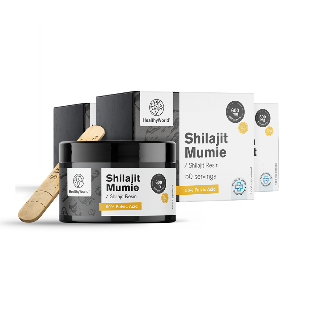 Shilajit Mumie 600 mg - resina