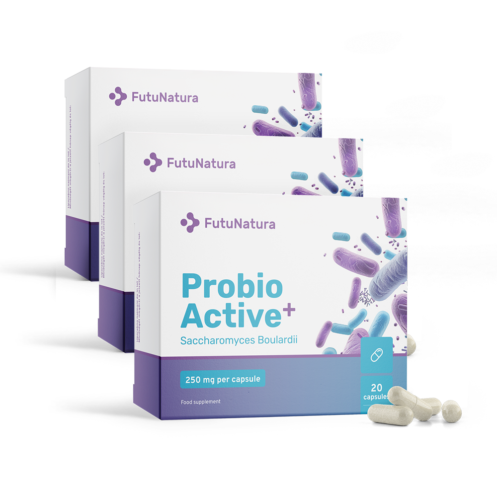 Probio Active PLUS - Saccharomyces boulardii 250 mg en cápsulas