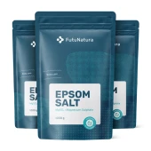 3x Sal de Epsom, en total 3000 g