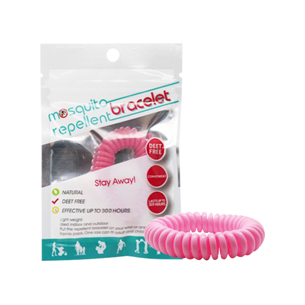 Pulsera antimosquitos – rosa