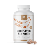 Cordyceps sinensis 1400 mg - extracto 10:1, 180 cápsulas