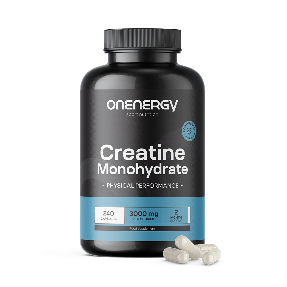 Creatina monohidrato 3000 mg.