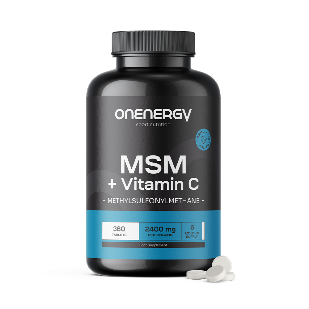 MSM 2400 mg - con vitamina C