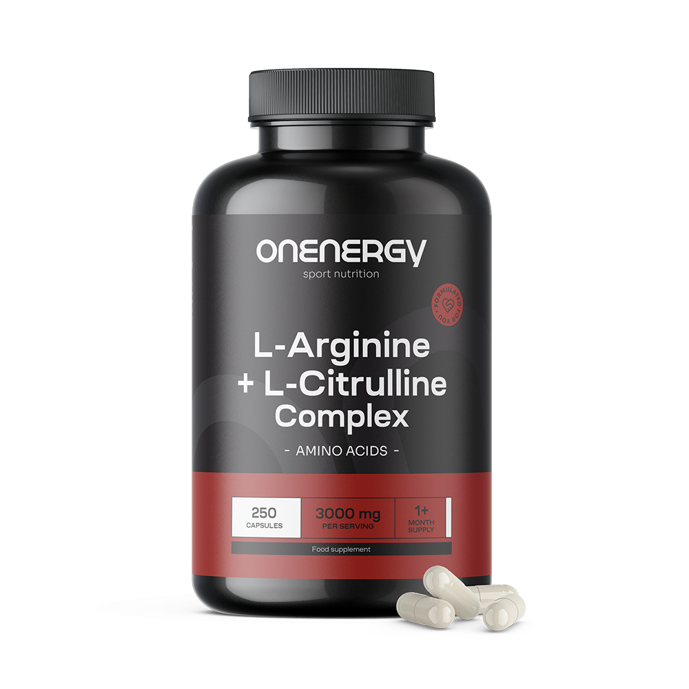 Complejo de L-arginina + L-citrulina 3000 mg