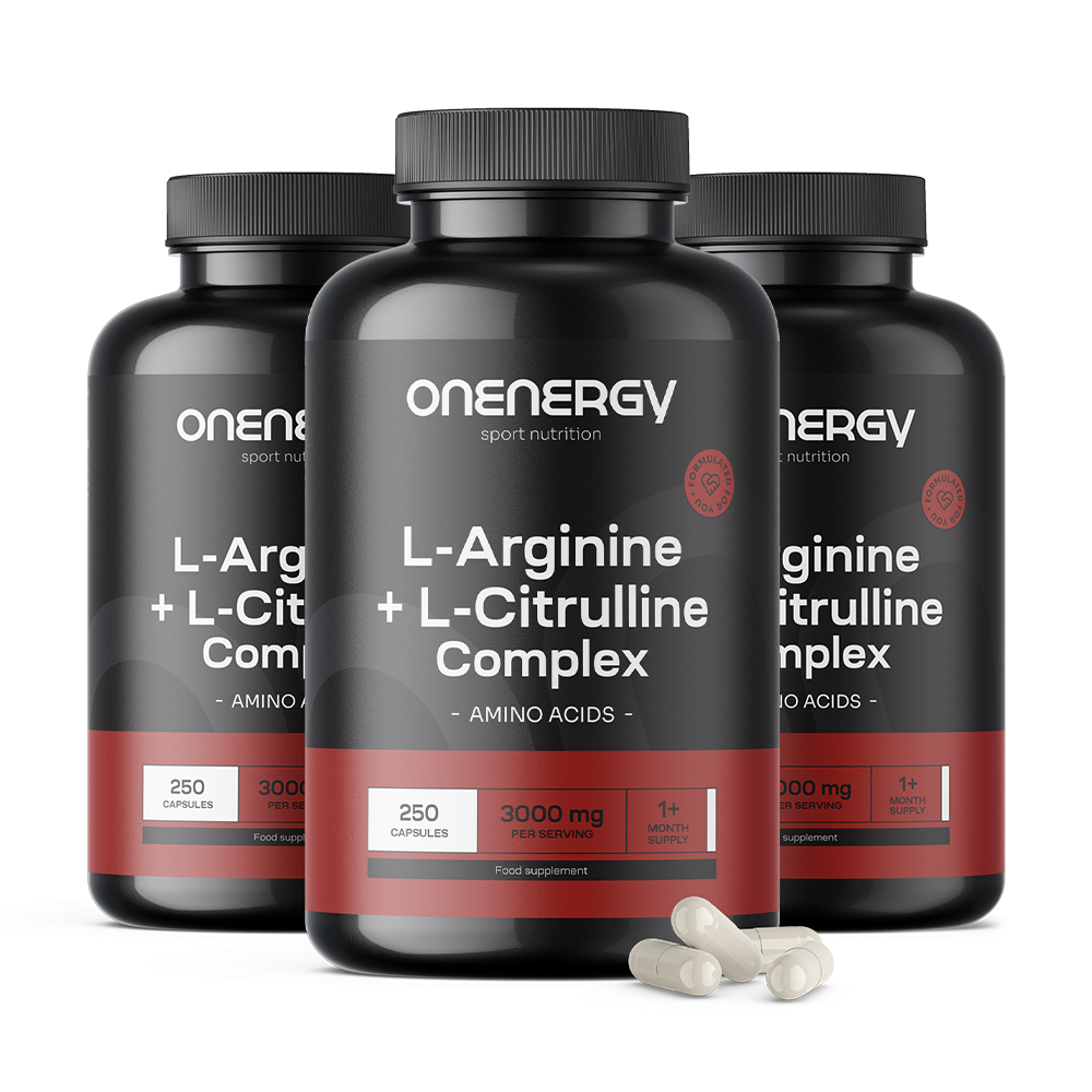 Complejo de L-arginina + L-citrulina 3000 mg