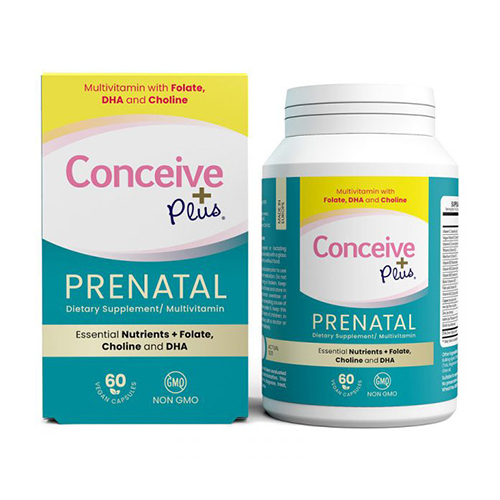 Complejo prenatal con ácido fólico y omega 3.