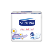 Compresas sanitarias Sensitive - Night ultra plus, 8 compresas