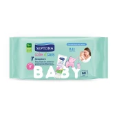 Toallitas húmedas para bebés Sensitive, 60 toallitas