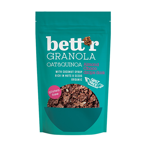 BIO Granola - almendras y chocolate

Granola ecológica - almendras y chocolate