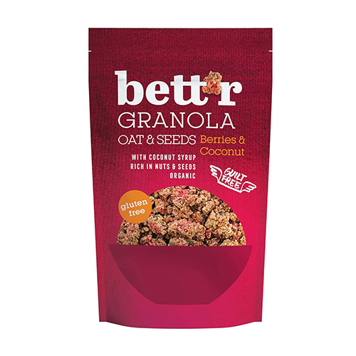 Granola BIO - frutos del bosque y coco