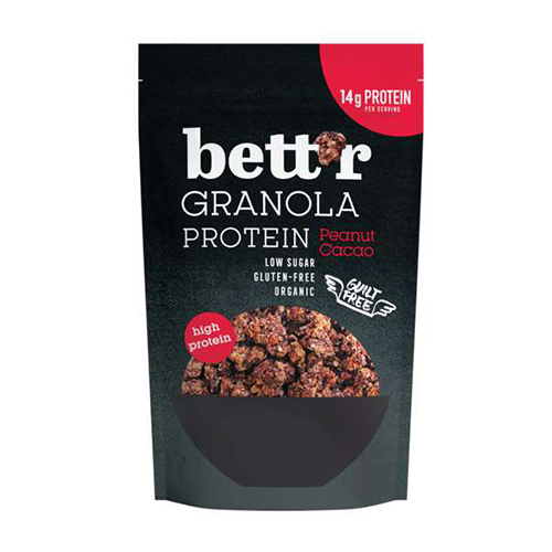 Granola proteica BIO - cacahuete y cacao.