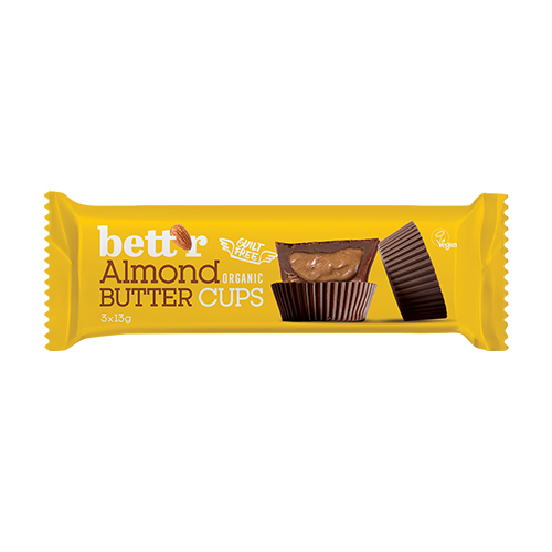 BIO Nut Butter Cups – mantequilla de almendras y chocolate