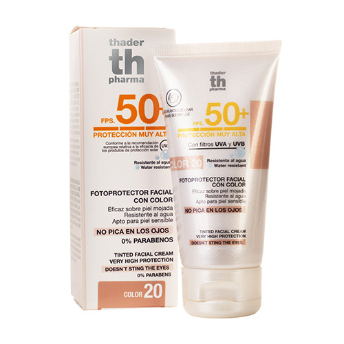 SPF 50+ Fotoprotector Facial Color 20