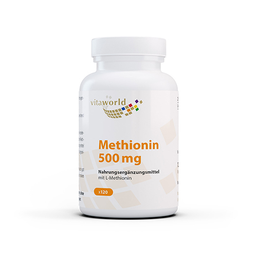 Metionina 500 mg en cápsulas