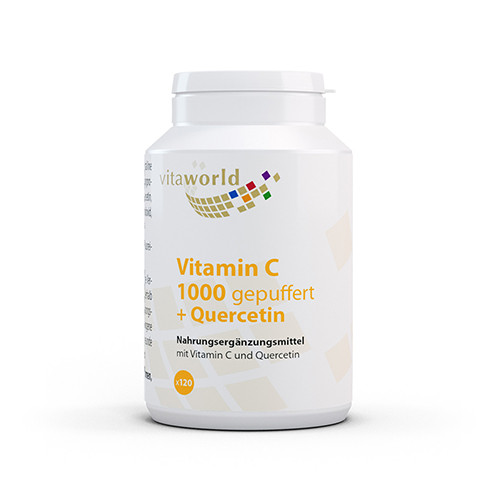 Vitamina C y quercetina - acción antioxidante