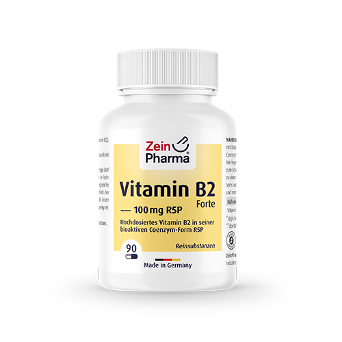 Cápsulas de vitamina B2